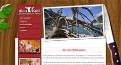 Desktop Screenshot of kroell.at